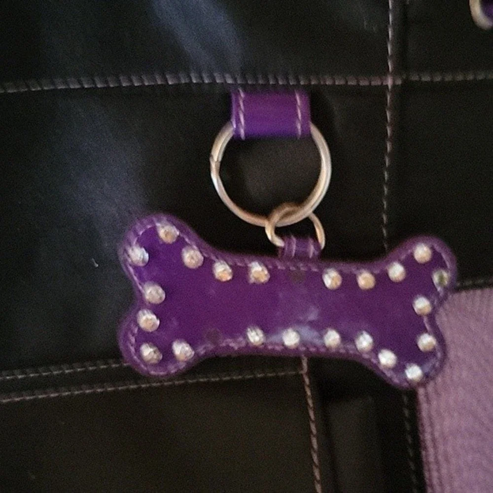 FETCHING Brand Classic small pet carrier purple